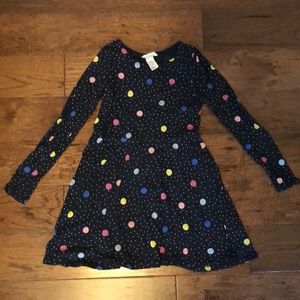 H&M baby blue multi colour summer girls dress